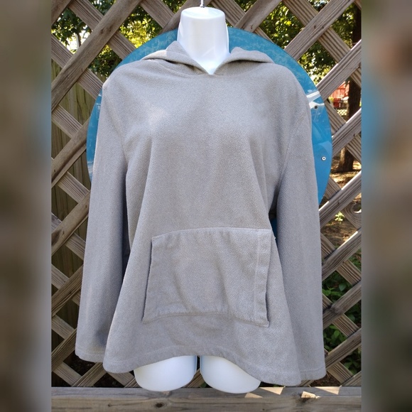 ATHLETECH pullover fleece hoodie gray - Picture 1 of 4